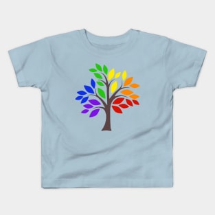 Rainbow Tree Kids T-Shirt